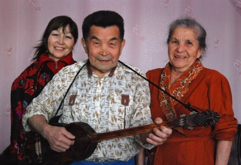 У сказителя М. К. Каучакова, г. Междуреченск
